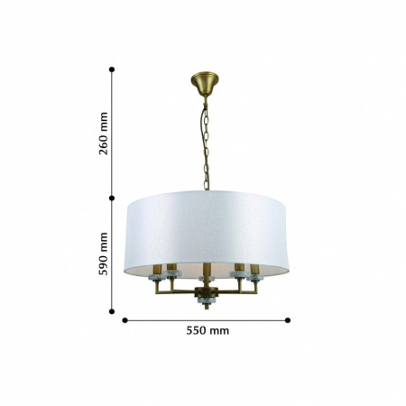 картинка Подвесная люстра Marbella 2348-5P от магазина BTSvet