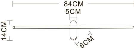 картинка Бра Prima A2028AP-1CC от магазина BTSvet