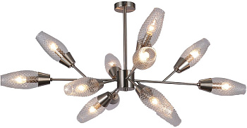 Потолочная люстра на штанге Desire 10165/12PL E14*60W Nickel