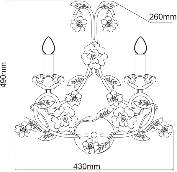 картинка Бра Сицилия 282022302 от магазина BTSvet