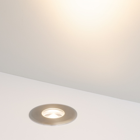 картинка Уличный встраиваемый светильник светодиодный ART-GROUND-ZOOM-R80-8W Warm3000 (SL, 15-50 deg, 24V) (Arlight, IP67 Металл, 3 года) 028065 от магазина BTSvet