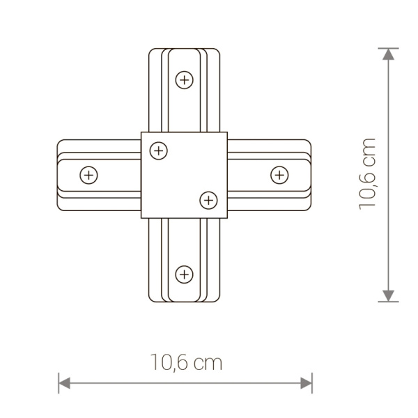 картинка Коннектор Profile X-connector 9190 от магазина BTSvet