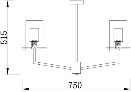 картинка Люстра потолочная на штанге Felicity FR5206PL-06FG от магазина BTSvet