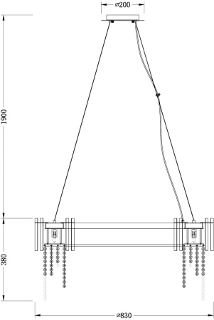 картинка Подвесная люстра Кармен 394012215 от магазина BTSvet