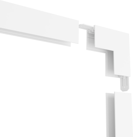 картинка Угловое соединение стена-потолок накладной Smart, белый TR2108-WH от магазина BTSvet