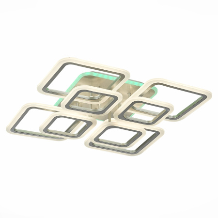 Потолочная люстра светодиодная диммируемая с пультом регулировкой цветовой температуры и яркости Qutro SLE200492-08