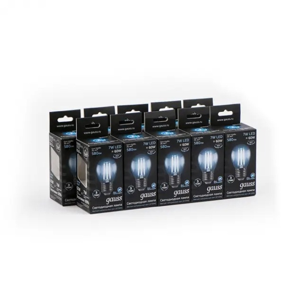 картинка Лампочка LED Filament Globe E27 7W 4100K 1/10/50 105802207 от магазина BTSvet
