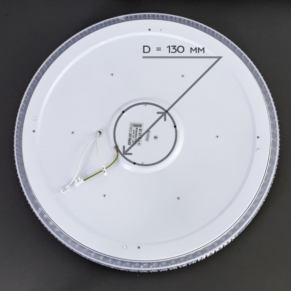 картинка Потолочная люстра светодиодная диммируемая с пультом и управлением смартфоном регулировка цветовой температуры и яркости Альпина CL718A80G RGB от магазина BTSvet