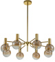 картинка Люстра потолочная на штанге Collana V000222 (13015/8R Gold) от магазина BTSvet