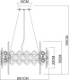 картинка Подвесная люстра Amelia A1039SP-10BK от магазина BTSvet