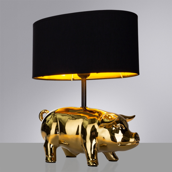 картинка Интерьерная настольная лампа с выключателем Procyon A4039LT-1GO от магазина BTSvet