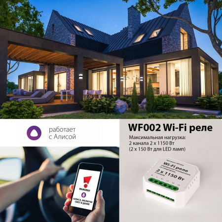 картинка Wi-Fi реле WF002 от магазина BTSvet