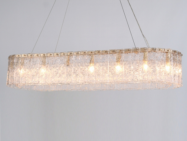 Подвесная люстра хрустальная 10820/120 brass oval