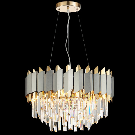 картинка Подвесная люстра хрустальная QUEEN II 81450/8C GOLD от магазина BTSvet