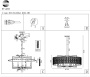картинка Подвесная люстра Mira SL1632.203.08 от магазина BTSvet