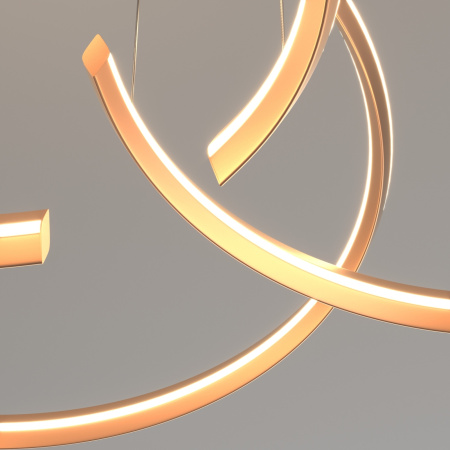 картинка Подвесная люстра светодиодная с пультом и управлением смартфоном регулировкой яркости Smart Gap 90280/3 от магазина BTSvet