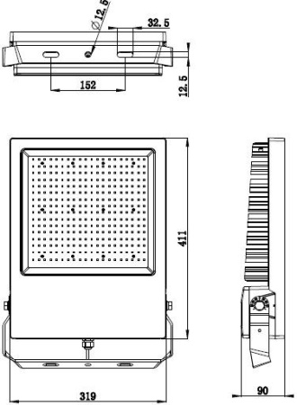 картинка Прожектор уличный Atik 732100 от магазина BTSvet