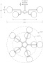 картинка Потолочная люстра Erich MOD221PL-10G от магазина BTSvet