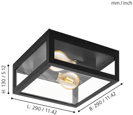картинка Потолочный светильник уличный Alamonte 94832 от магазина BTSvet