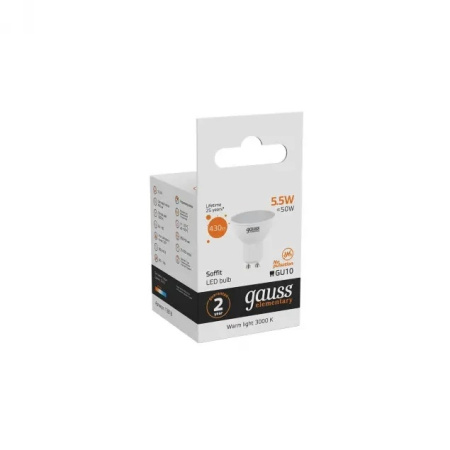 картинка Лампочка LED Elementary MR16 GU10 5.5W 2700К 13616 от магазина BTSvet