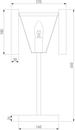картинка Настольная лампа Bogate's Flamel 01116/1 от магазина BTSvet