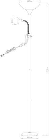 картинка Торшер Duetto A9569PN-2AB от магазина BTSvet