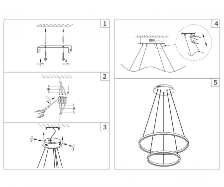 картинка Подвесной светодиодный светильник с пультом Тор 08219,19(4000K) от магазина BTSvet