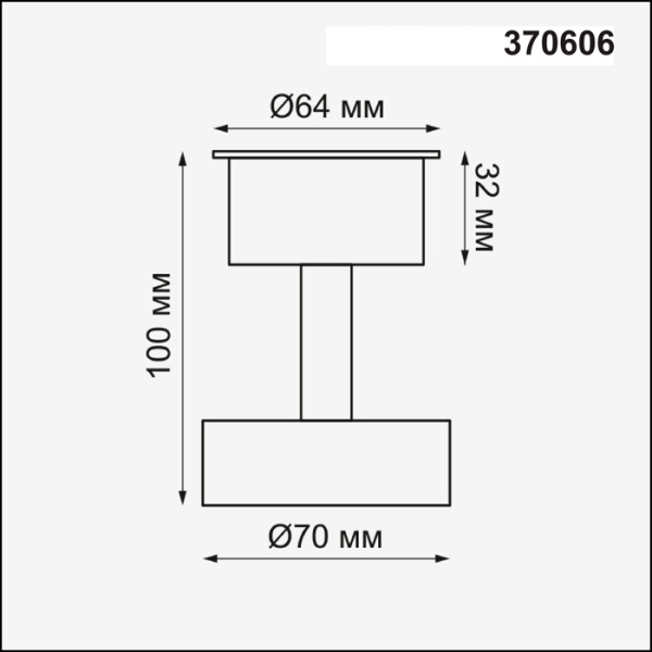 картинка Корпус накладной Unit 370606 от магазина BTSvet
