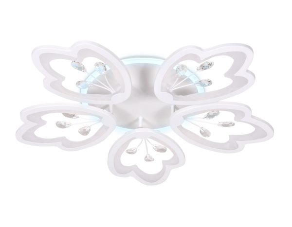 картинка Потолочная люстра светодиодная с пультом, регулировкой яркости, цветовой температуры и ночным режимом Acrylica FA510 от магазина BTSvet