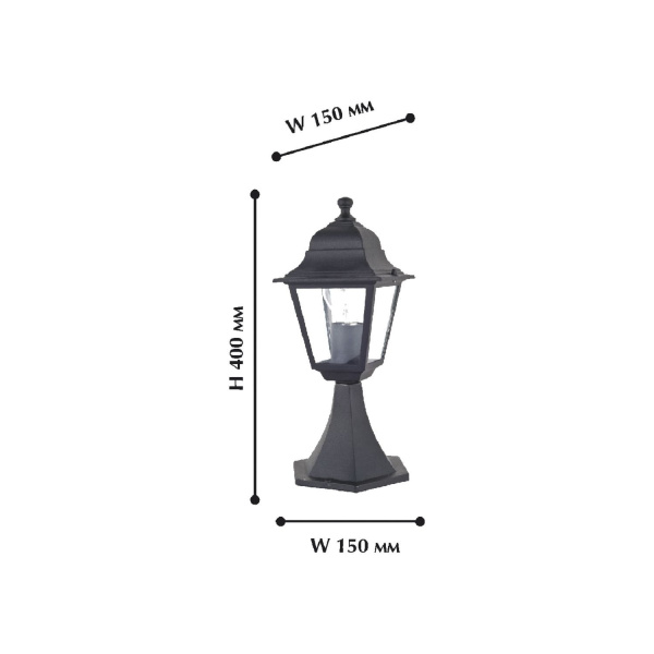 картинка Наземный фонарь Leon 1812-1T от магазина BTSvet