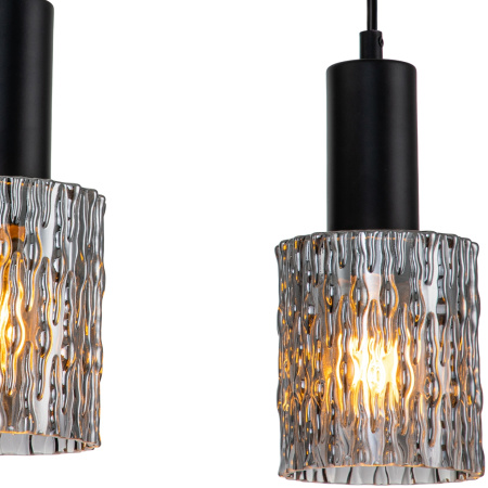 картинка Подвесной светильник Rain 10189/3S E27*40W Black от магазина BTSvet