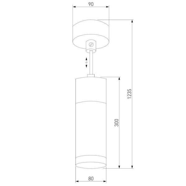 картинка Подвесной светильник Double Topper 50135/1 LED хром/черный жемчуг от магазина BTSvet