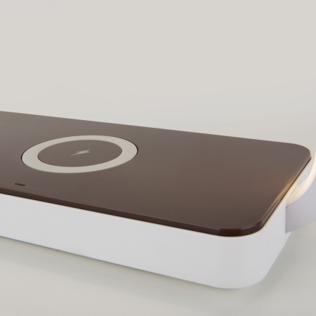 картинка Интерьерная настольная лампа светодиодная с беспроводным ЗУ и регулировкой яркости Frame 80502/1 от магазина BTSvet