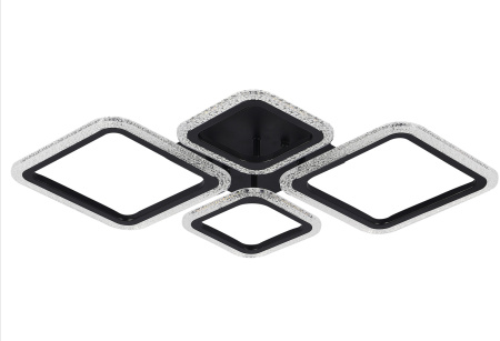 картинка Потолочная светодиодная люстра с пультом и управлением смартфоном 80W Opti LED LAMPS 81232 от магазина BTSvet