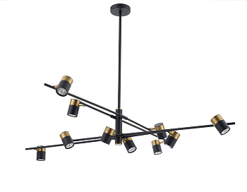 Потолочная люстра на штанге Enzo FR5201PL-10B