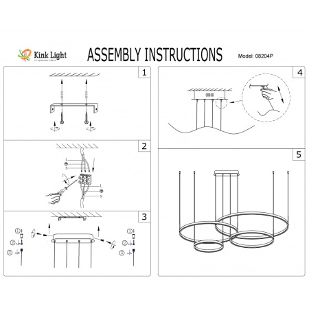 картинка Подвесной светильник светодиодный диммируемый с пультом Тор 08204,33P(4000K) от магазина BTSvet