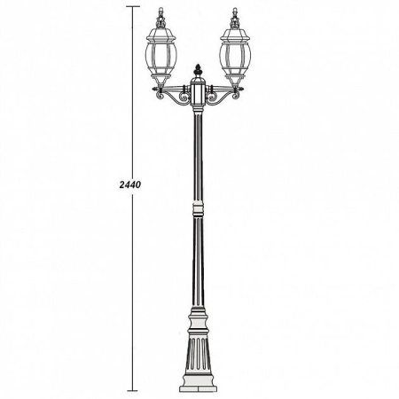 картинка Наземный фонарь 83409L A Bl от магазина BTSvet