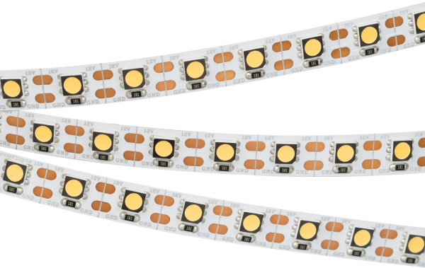 Светодиодная лента RT 2-5000 12V Cx1 Warm3000 2x (5060, 360 LED, CRI98) (16.8 Вт/м, IP20) 021473(1)