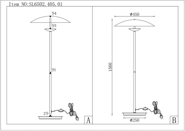 картинка Торшер ST Luce Armonico SL6502.405.01 от магазина BTSvet
