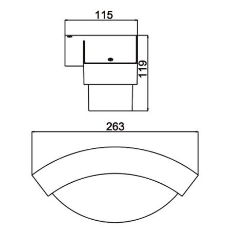 картинка Настенный светильник уличный IP44 2146 от магазина BTSvet