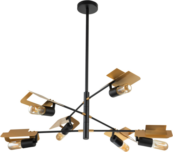 картинка Люстра потолочная на штанге Severo V000174 (10004/6R Black) от магазина BTSvet