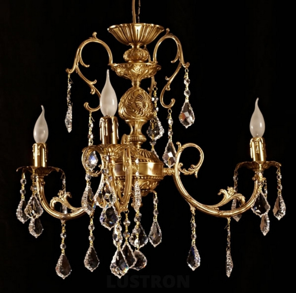 картинка Подвесная люстра 8888/3 AB Leaf crystal от магазина BTSvet