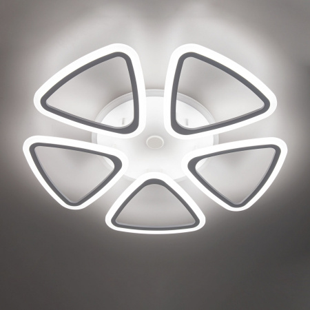 картинка Потолочная люстра светодиодная с управлением голосом и смартфоном с пультом регулировкой цветовой температуры и яркости Мальта Смарт CL234A250E RGB от магазина BTSvet