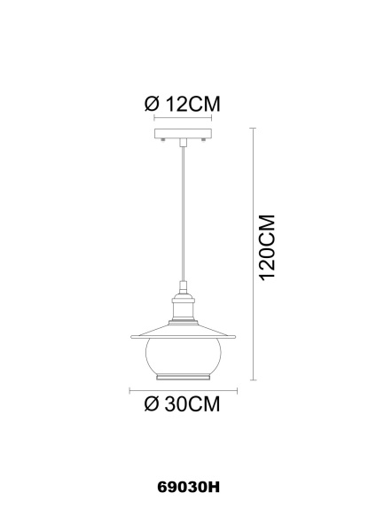 картинка Подвесной светильник Nevis 69030H от магазина BTSvet