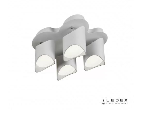 Потолочная люстра светодиодная диммируемая с пультом Nova 8189-4-X-T WH