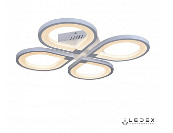 Потолочная люстра светодиодная диммируемая с пультом Clover 6885/4 WH