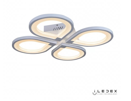 Потолочная люстра светодиодная диммируемая с пультом Clover 6885/4 WH