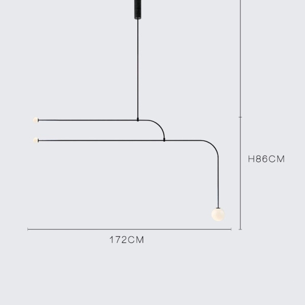 картинка Потолочная люстра LINES от магазина BTSvet
