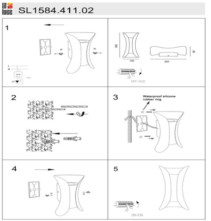 картинка Архитектурная подсветка светодиодная Cosetto SL1584.411.02 IP54 от магазина BTSvet
