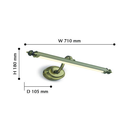 картинка Подсветка для картин Artifex 2435-2W от магазина BTSvet